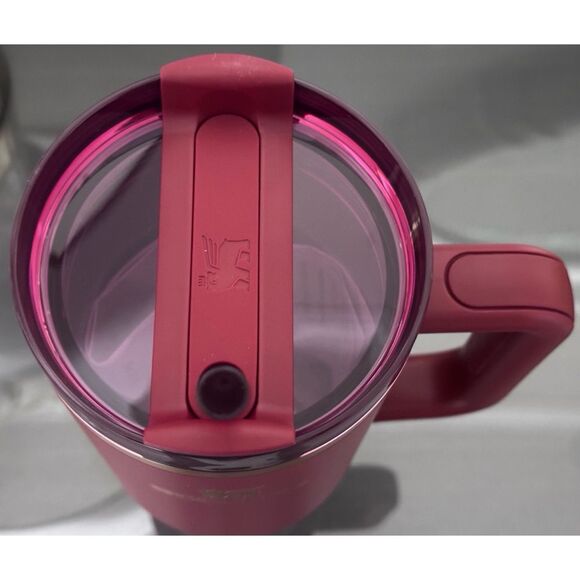 LIMITED EDITION Stanley Quencher H2.0 FlowState Tumbler 40oz, GILDED POMEGRANATE - Picture 4 of 5